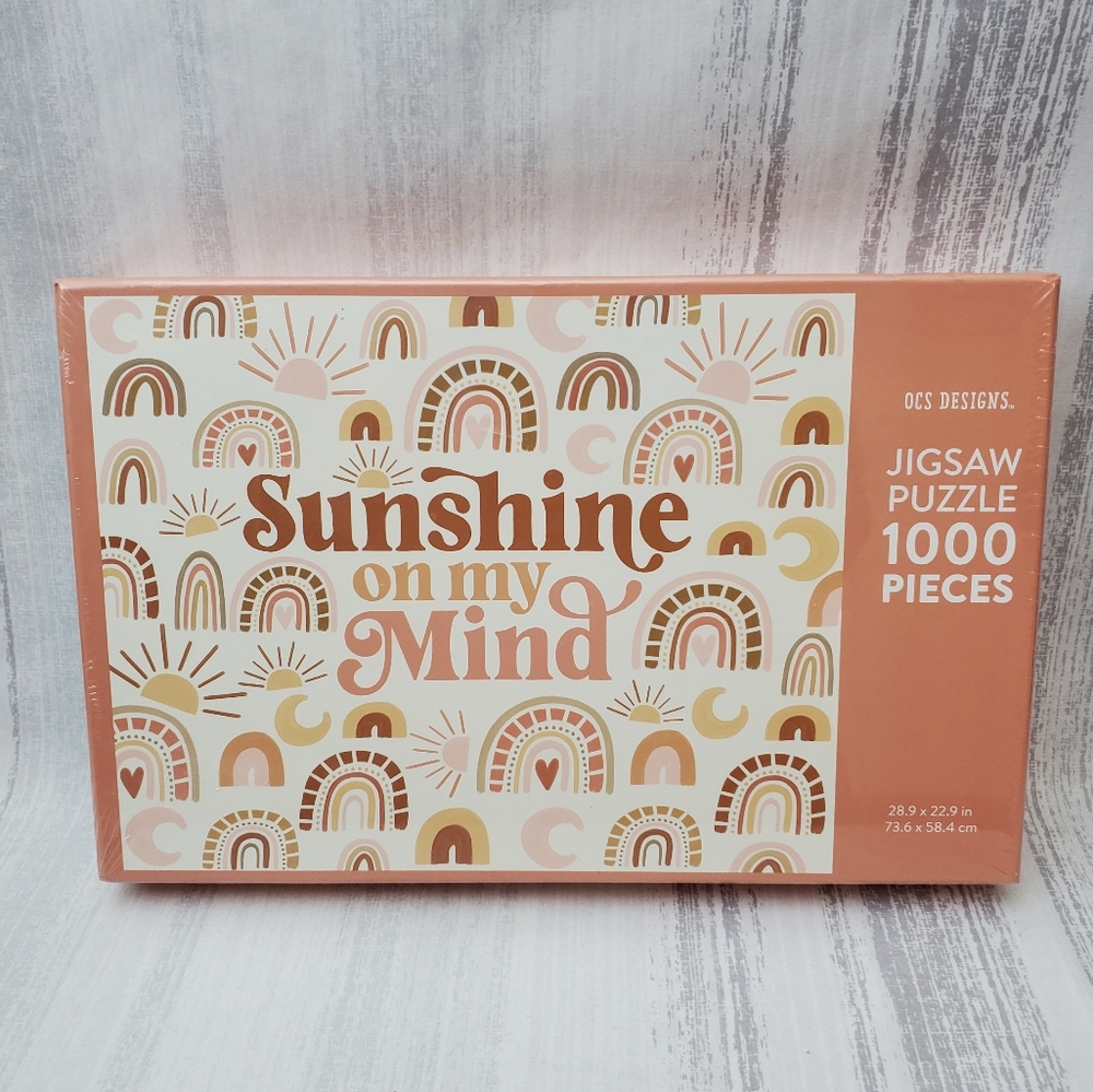 Jigsaw Puzzle 1000 Pieces “Sunshine on my Mind” Groovy Rainbow Boogie
